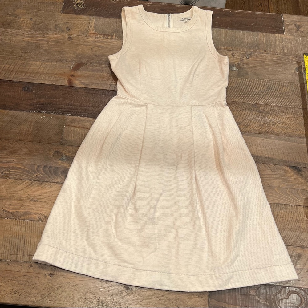 Madewell Ivory Striped Sz 00 sleeveless Sundress Summer